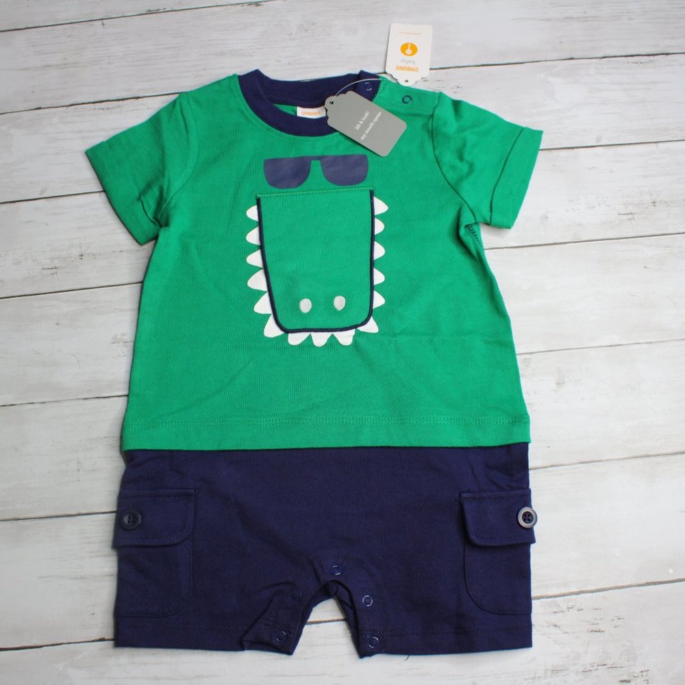 Gymboree Baby Boy Shorts Romper Shortall 18-24 Months